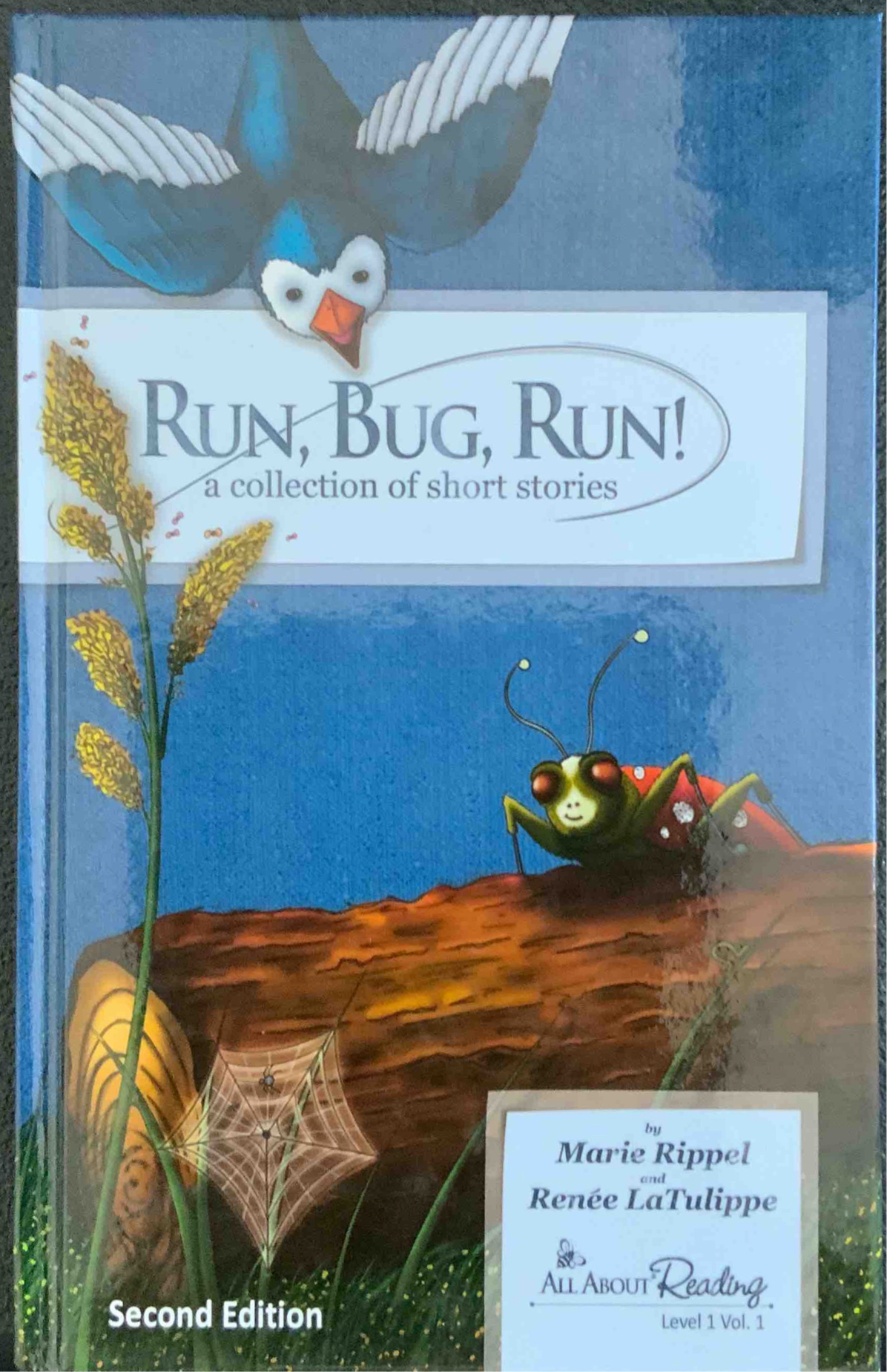 All About Reading- Run, Bug, Run!: Level1 Vol.1-  A Collection of Short Stories- Color Edition
