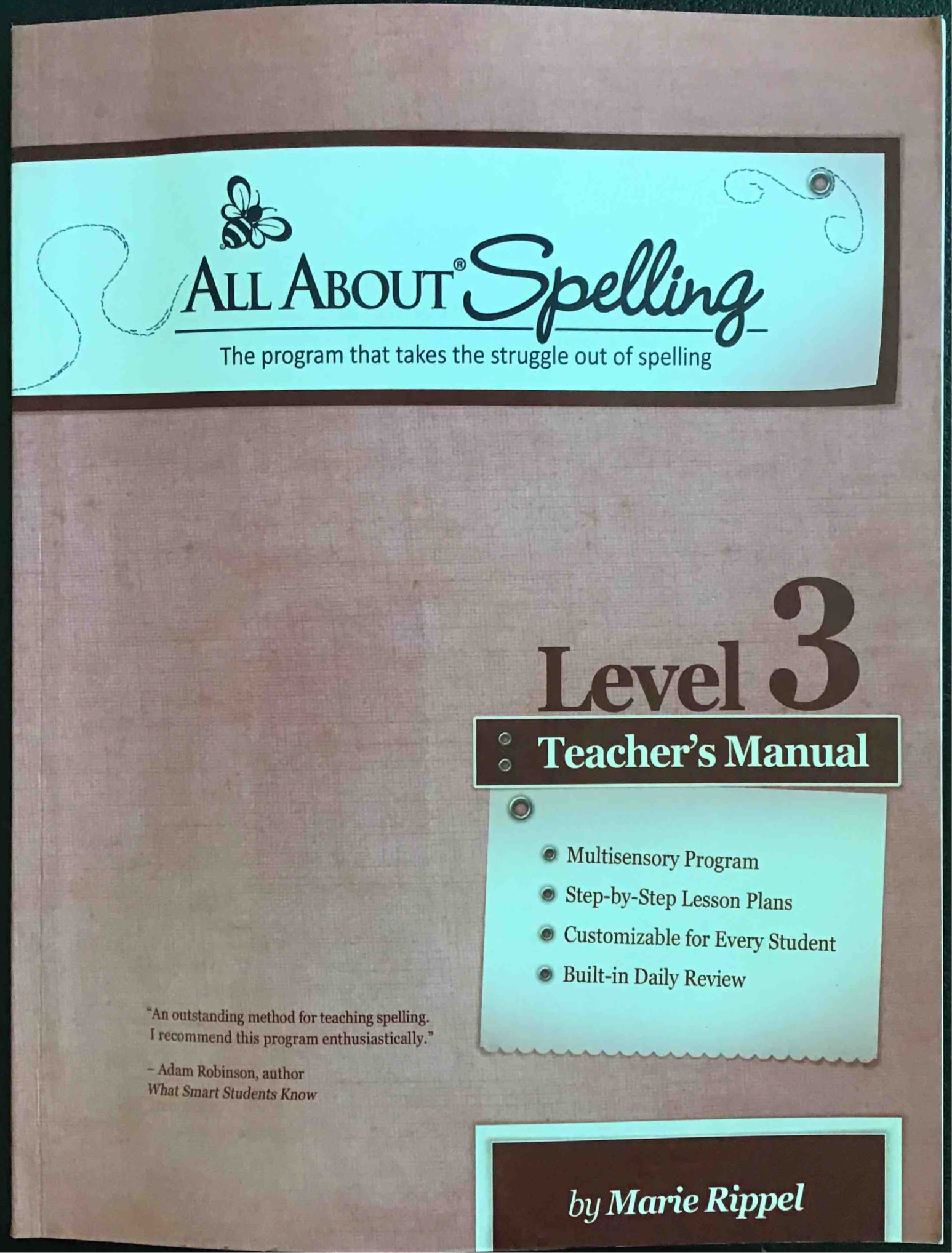 All About Spelling Level 3- Teacher's Manual w/ Student Packet