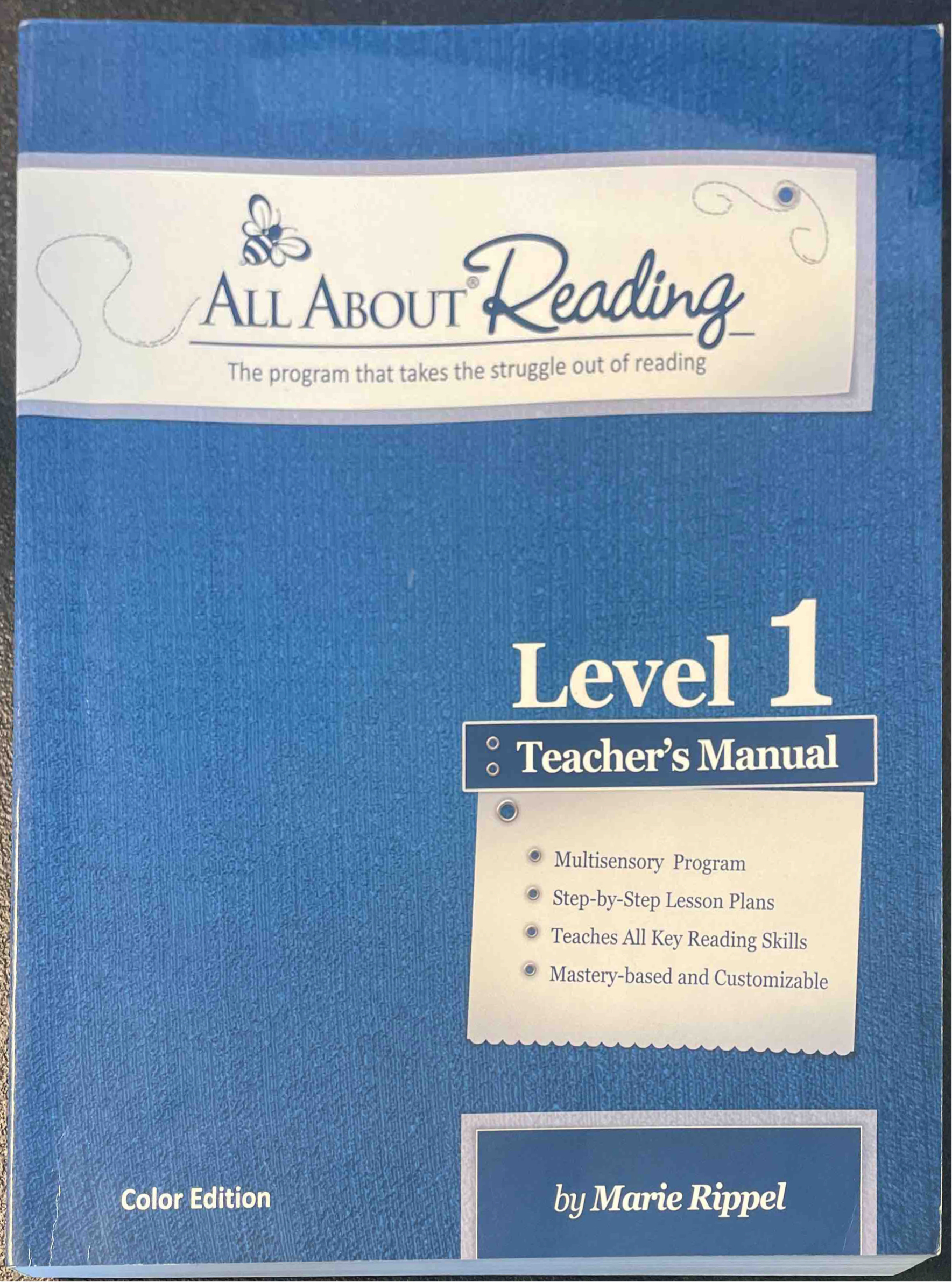 All About Reading Level 1 Teacher's Manual - Color Edition