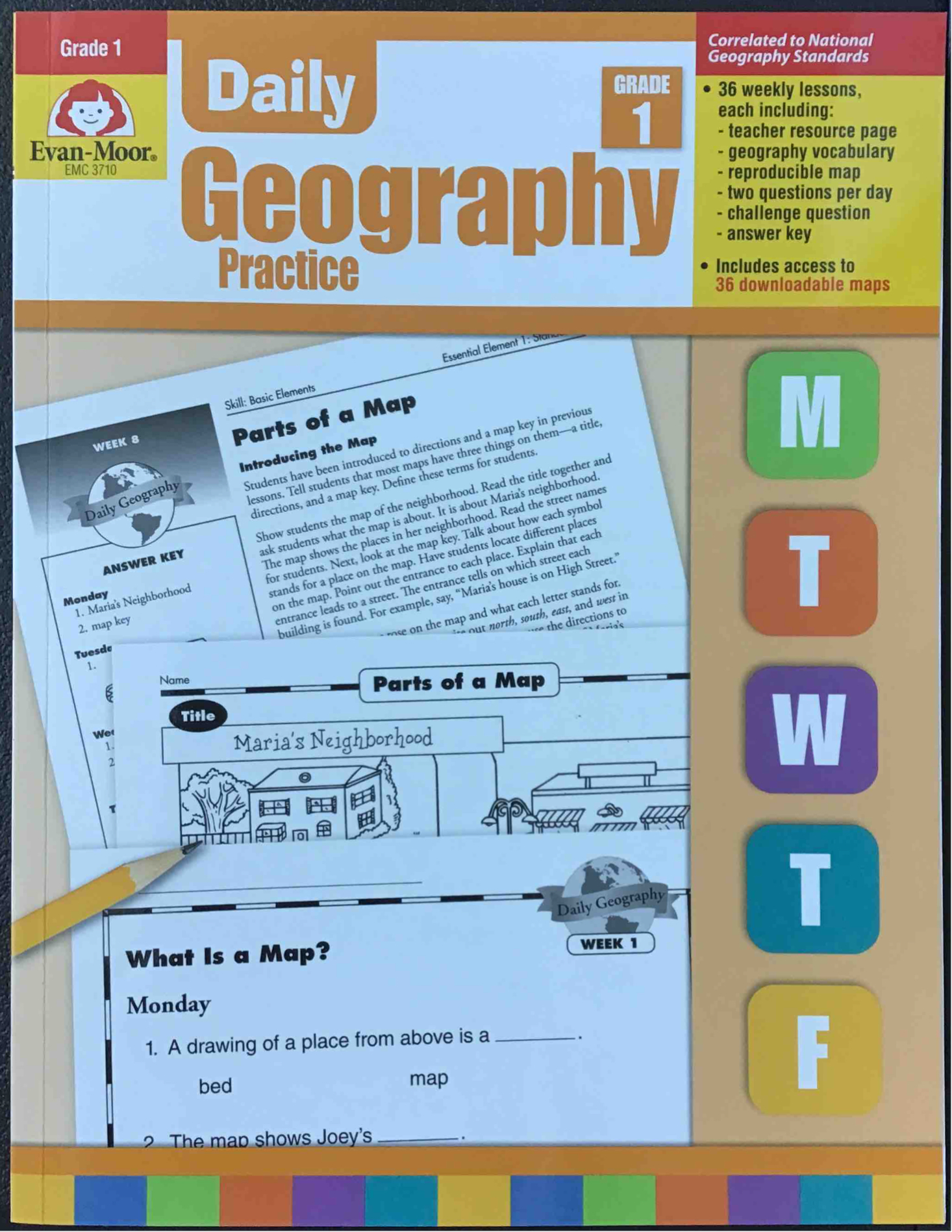 Daily Geography Practice- Grade 1