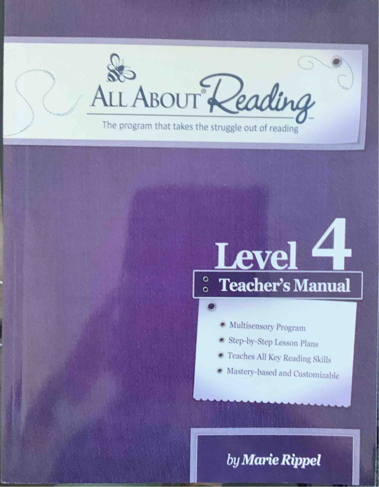 All About Reading Level 4  Teacher's Manual - Color Edition
