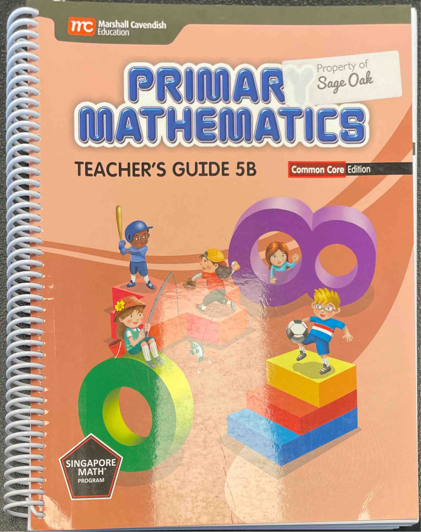 Primary Mathematics- 5B- Teacher's Guide- Common Core